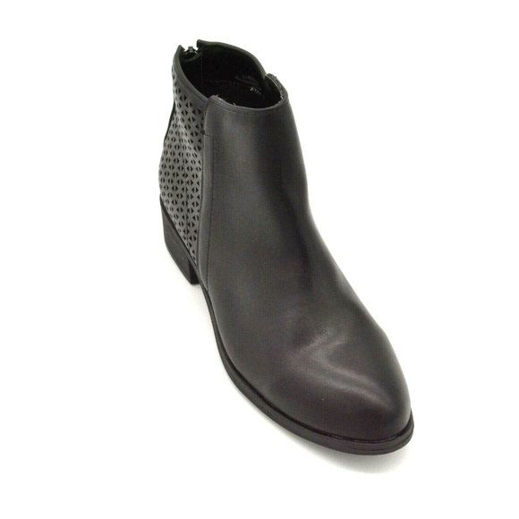 Bamboo Saber3s Perforated Ankle Booties 
